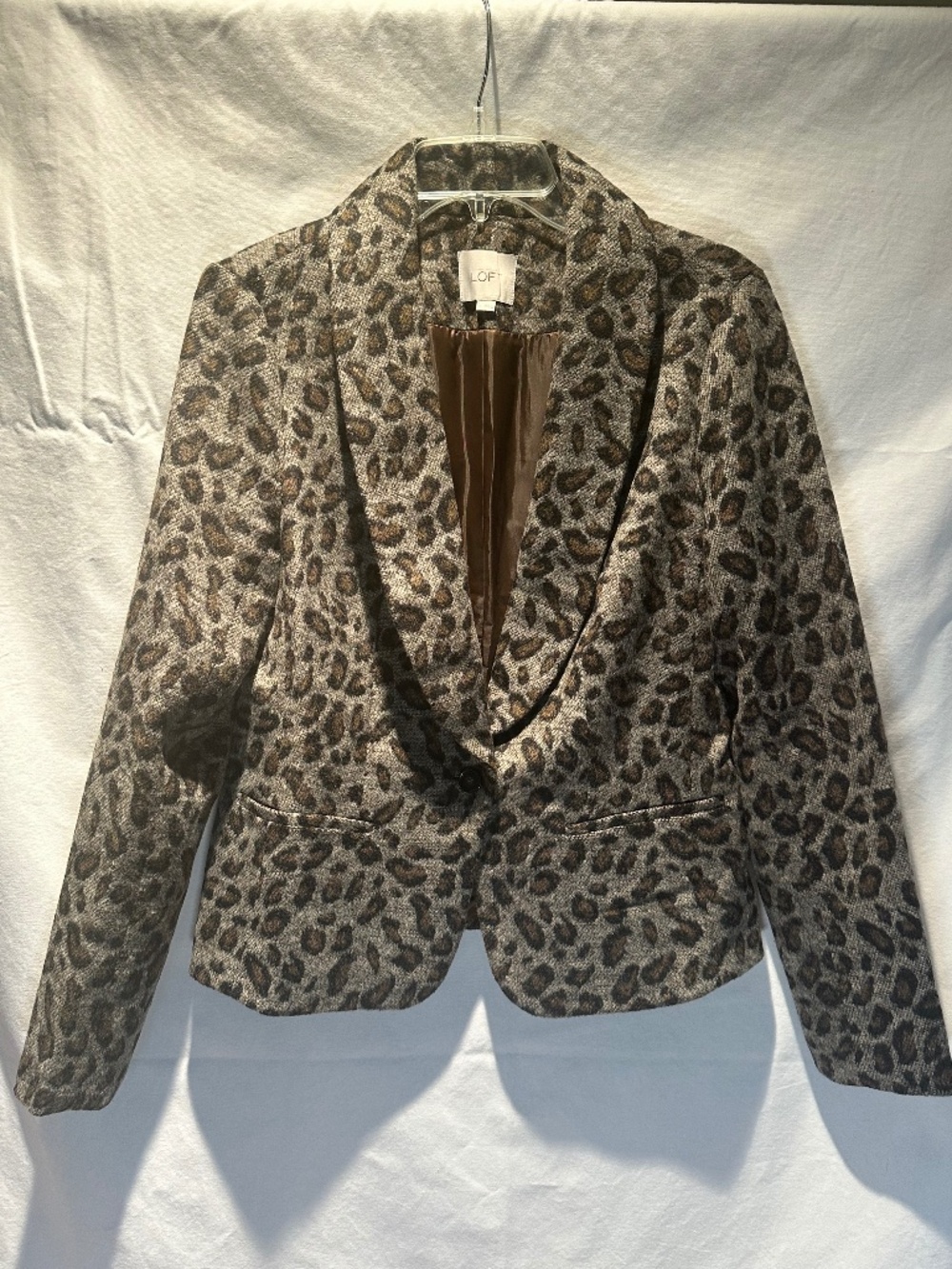 Loft Animal Print Blazer